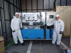 В ноябре 2019 года в Республике Казахстан произведен монтаж и запуск в работу очередной электролизной установки типа "ЭльСоль"